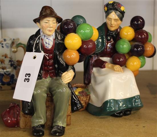 Royal Doulton Balloon Man & Seller (2)